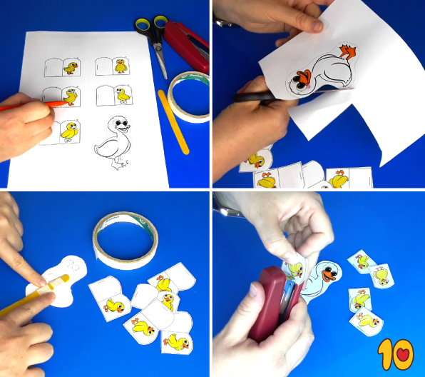 Five Little Ducks Finger Puppets 10 Minutes Of Quality Time