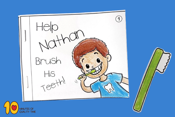 Help Nathan Brush His Teeth - Little Book