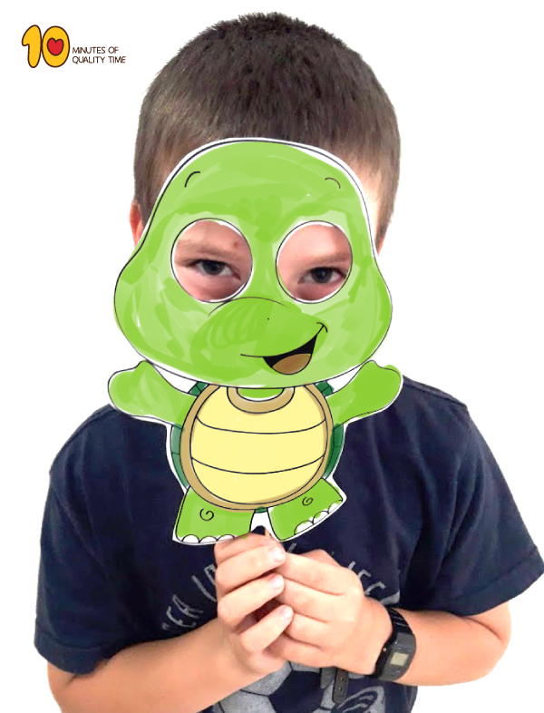 Printable Turtle Mask 10 Minutes Of Quality Time