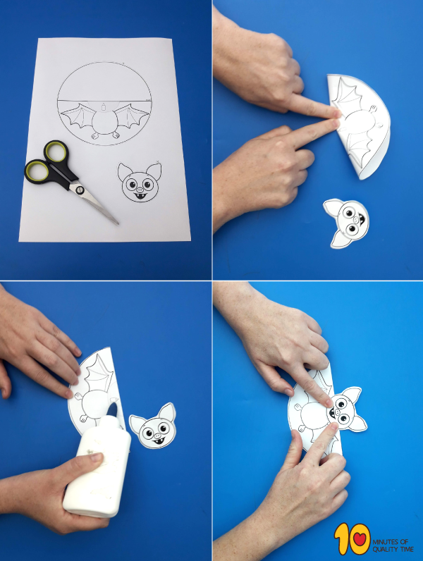 Rocking Bat Printable Craft 10 Minutes Of Quality Time
