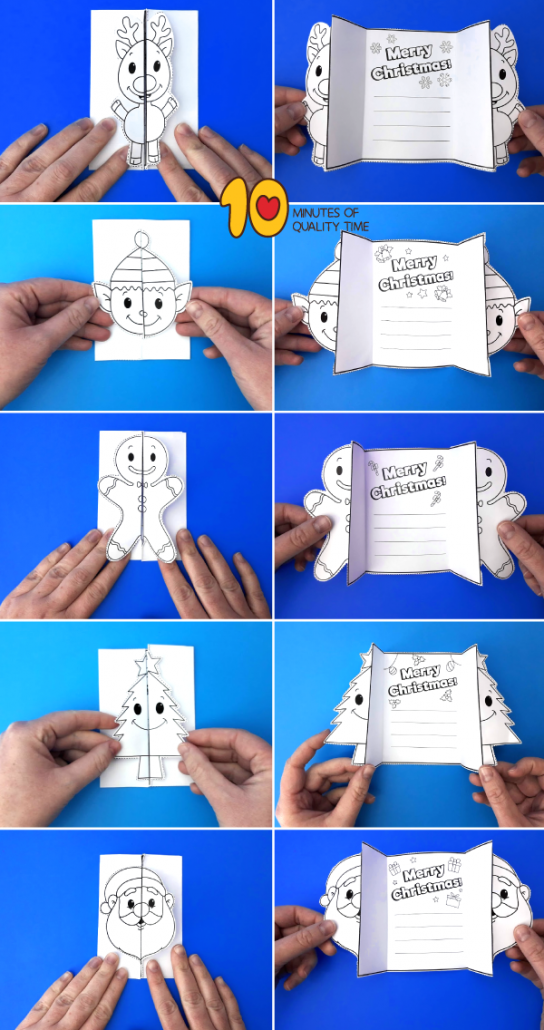 Christmas Folding Cards – 10 Minutes of Quality Time