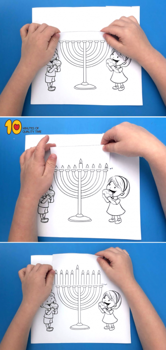 Lighting the Hanukkah Candles – 10 Minutes of Quality Time