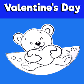 Valentine's Day Rocking Teddy Bear Craft