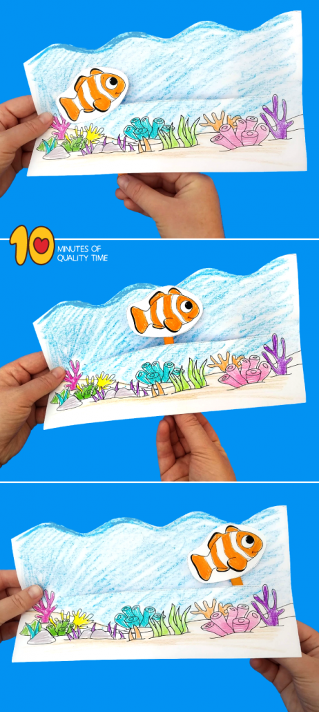 Clown Fish Project Clownfish Craft – 10 Minutes of Quality Time