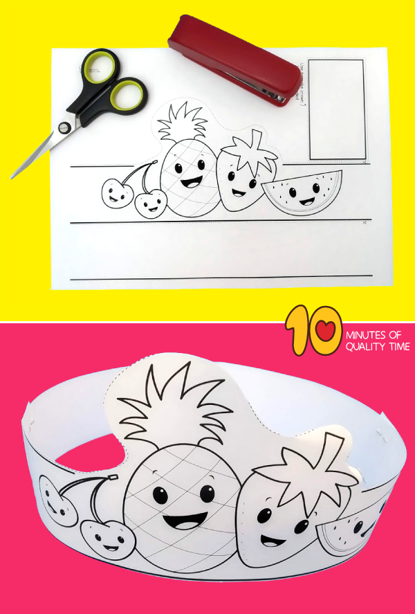 Fruit Paper Crown 10 Minutes Of Quality Time