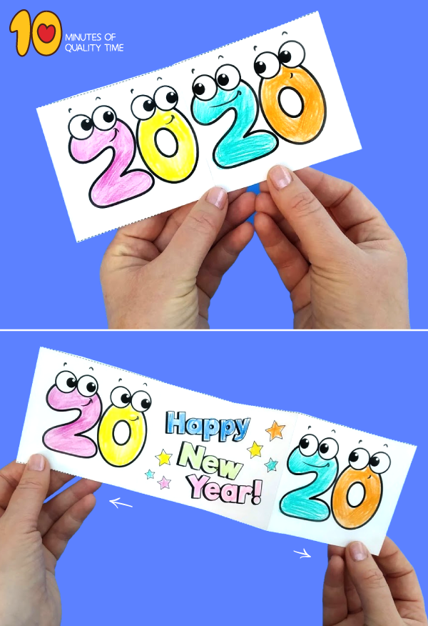 Happy New Year 2020 Card 10 Minutes of Quality Time