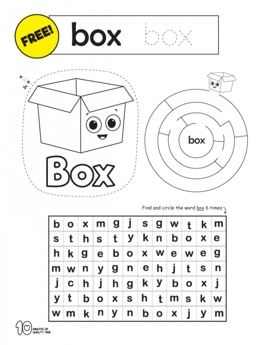 Word of the Day #6 - Box – 10 Minutes of Quality Time
