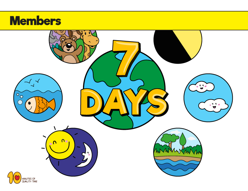 7 Days Of Creation 10 Minutes Of Quality Time