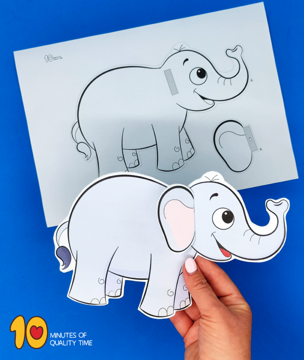 5 Fun Elephant Crafts for Toddlers & Preschool – 10 Minutes of Quality Time