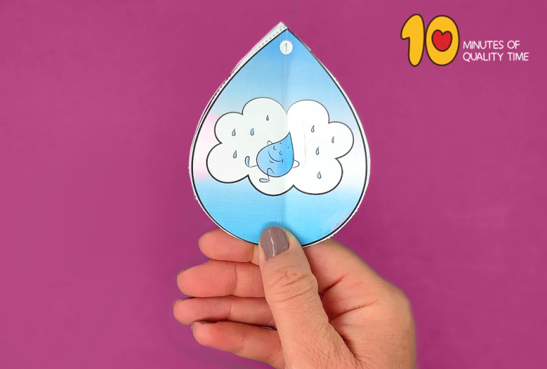 Water Cycle Craft – 10 Minutes of Quality Time