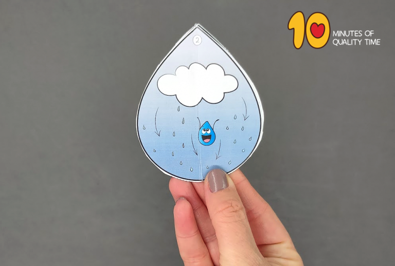 Water Cycle Craft – 10 Minutes of Quality Time