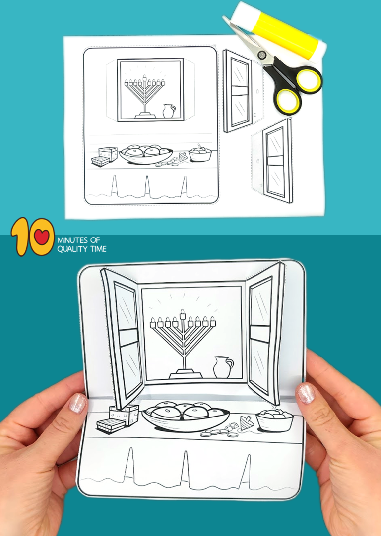 Craft for Hanukkah – 10 Minutes of Quality Time