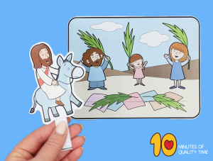Palm Sunday Craft - Triumphal Entry Into Jerusalem – 10 Minutes of ...
