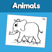 elephant coloring pages