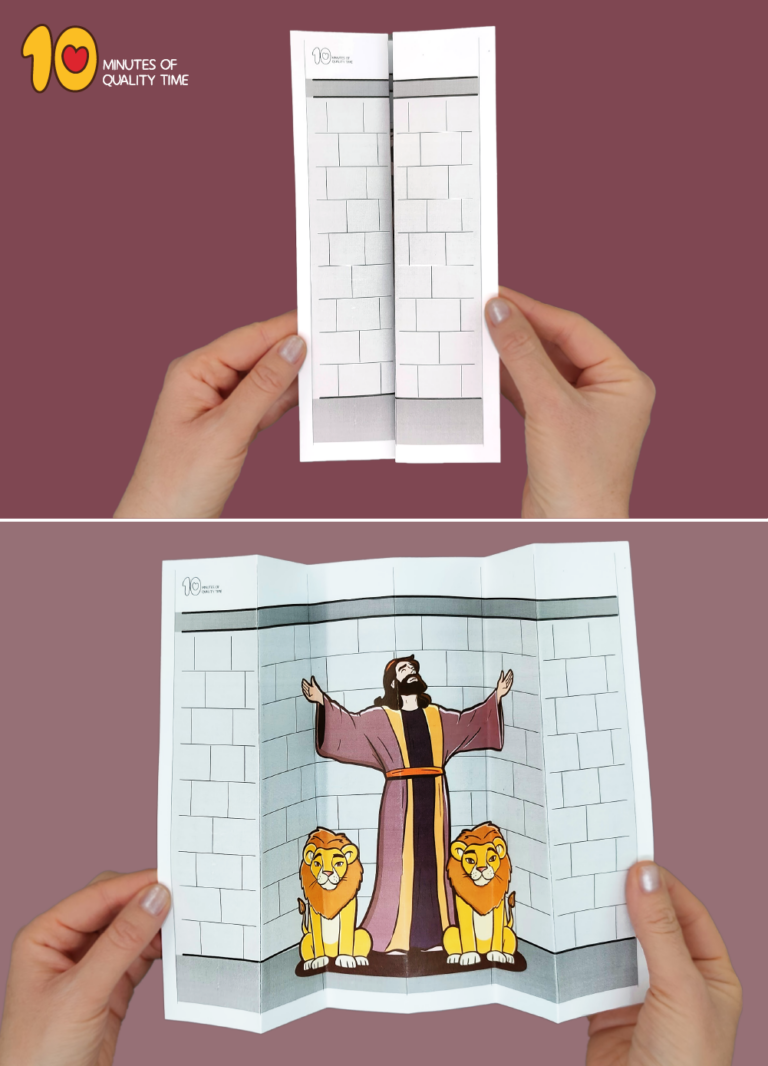 Daniel in the Lions' Den Craft – 10 Minutes of Quality Time