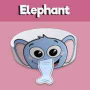 Elephant Paper Crown