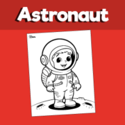 Astronaut Coloring Page