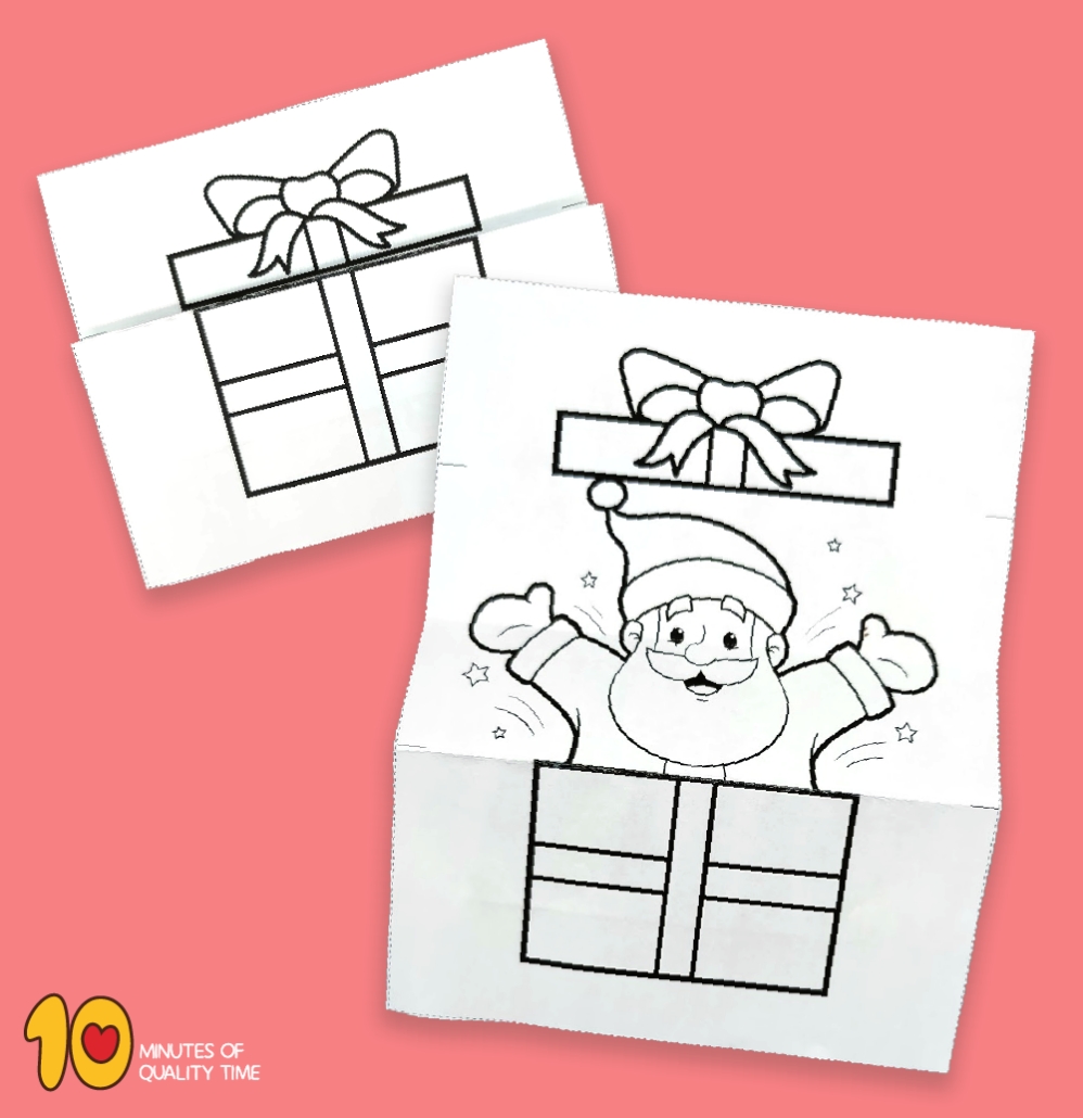 Santa Claus Jumping Out From A Christmas Gift Box – 10 Minutes of ...