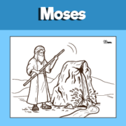 Water from the Rock Coloring Page