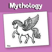 Pegasus Coloring Page