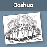 The Fall of Jericho Coloring Page
