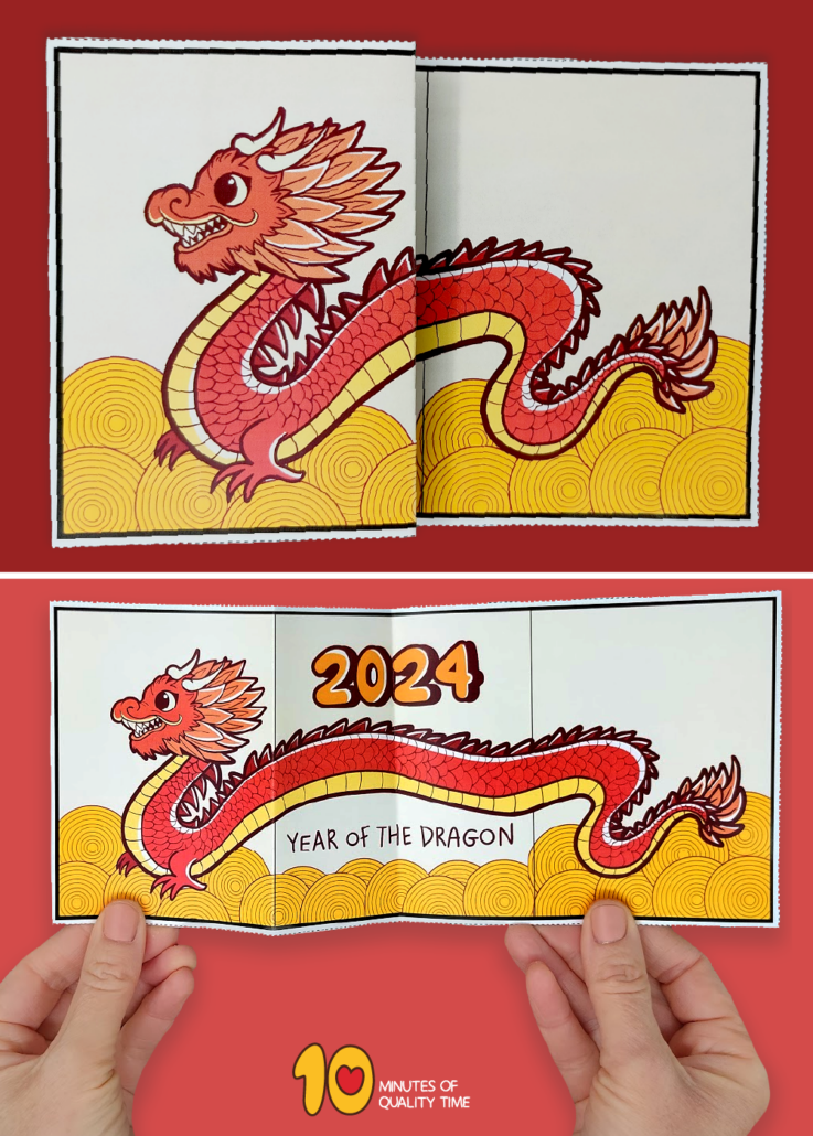 2024 Chinese New Year Folding Card – 10 Minutes of Quality Time