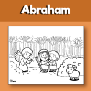 Abraham and Isaac Coloring Page
