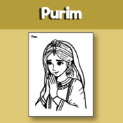 Queen Esther Coloring Page