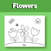 Flowers Coloring Page