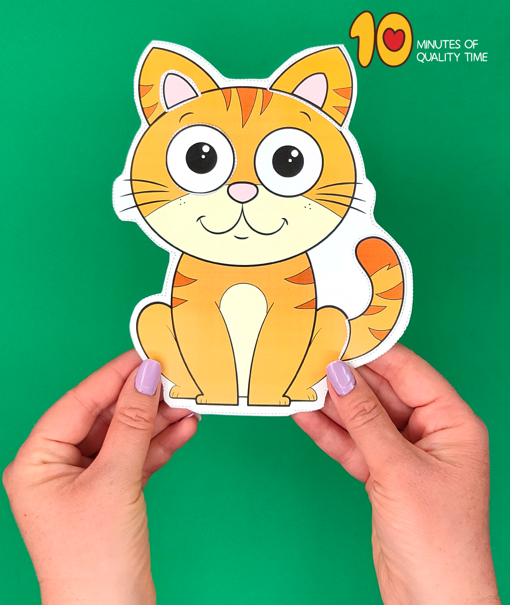 Cat Cut and Paste Craft