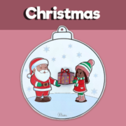 Santa craft template