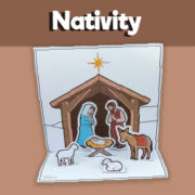 Nativity Scene Craft for kids