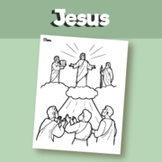 The Transfiguration Coloring Page