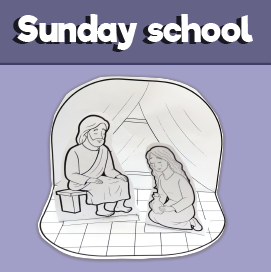 bible craft Mary anoints Jesus
