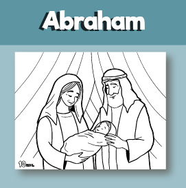 Baby Isaac coloring page