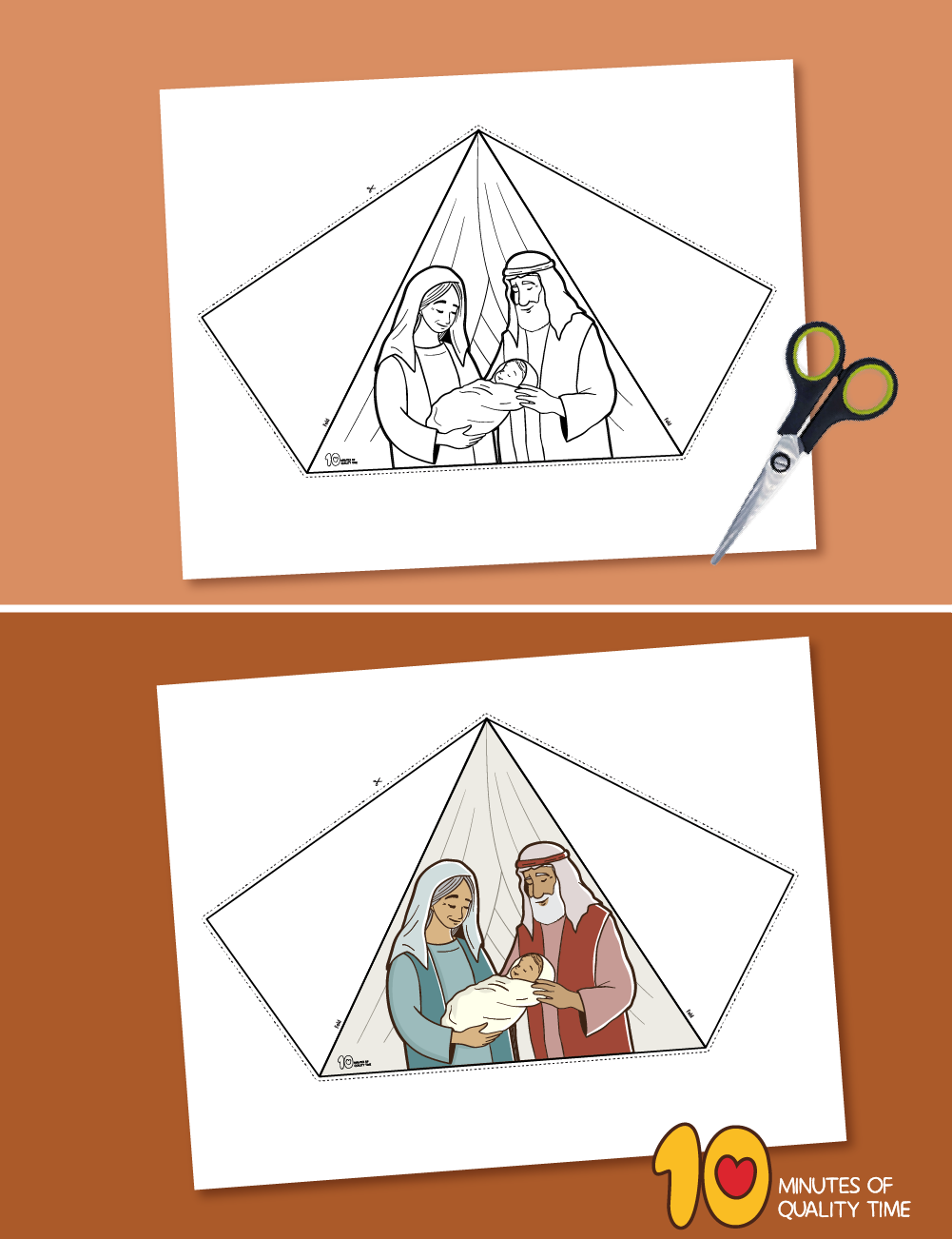 Abraham Sarah and baby Isaac activities