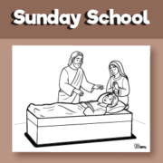 Jesus coloring pages for kids printable