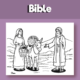 David and Abigail Bible coloring