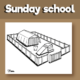 The Tabernacle coloring sheet