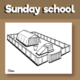 The Tabernacle coloring sheet
