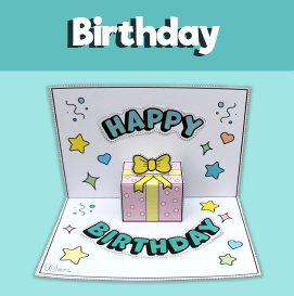 printable crafts birthday cards