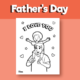 printable Father's Day cards coloring