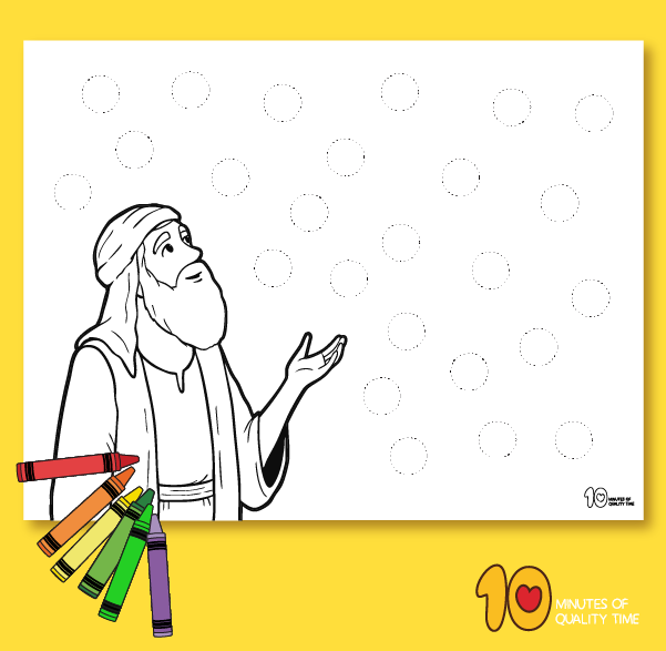 Abraham Sunday school dot activities