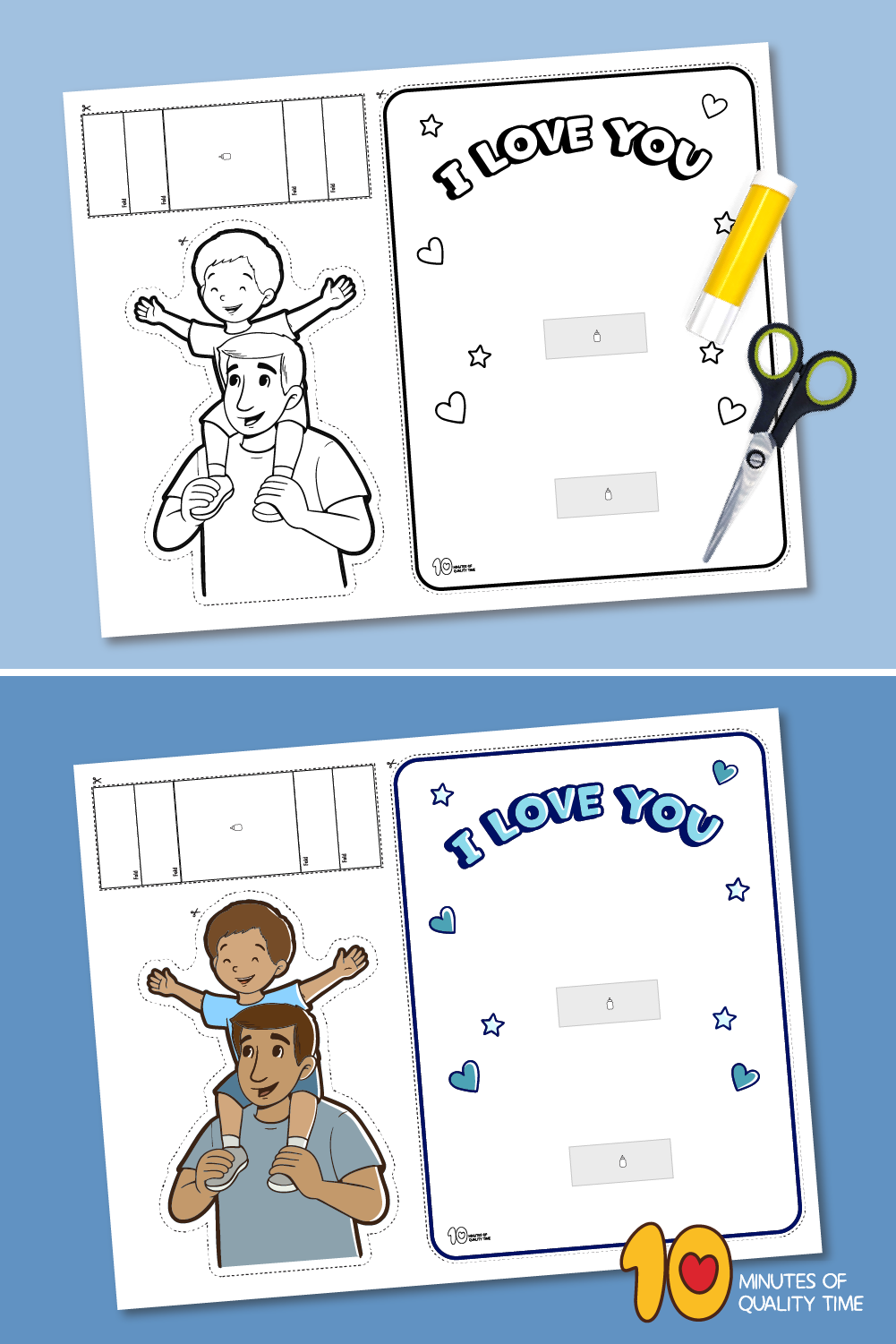 printable Father's day cards pdf