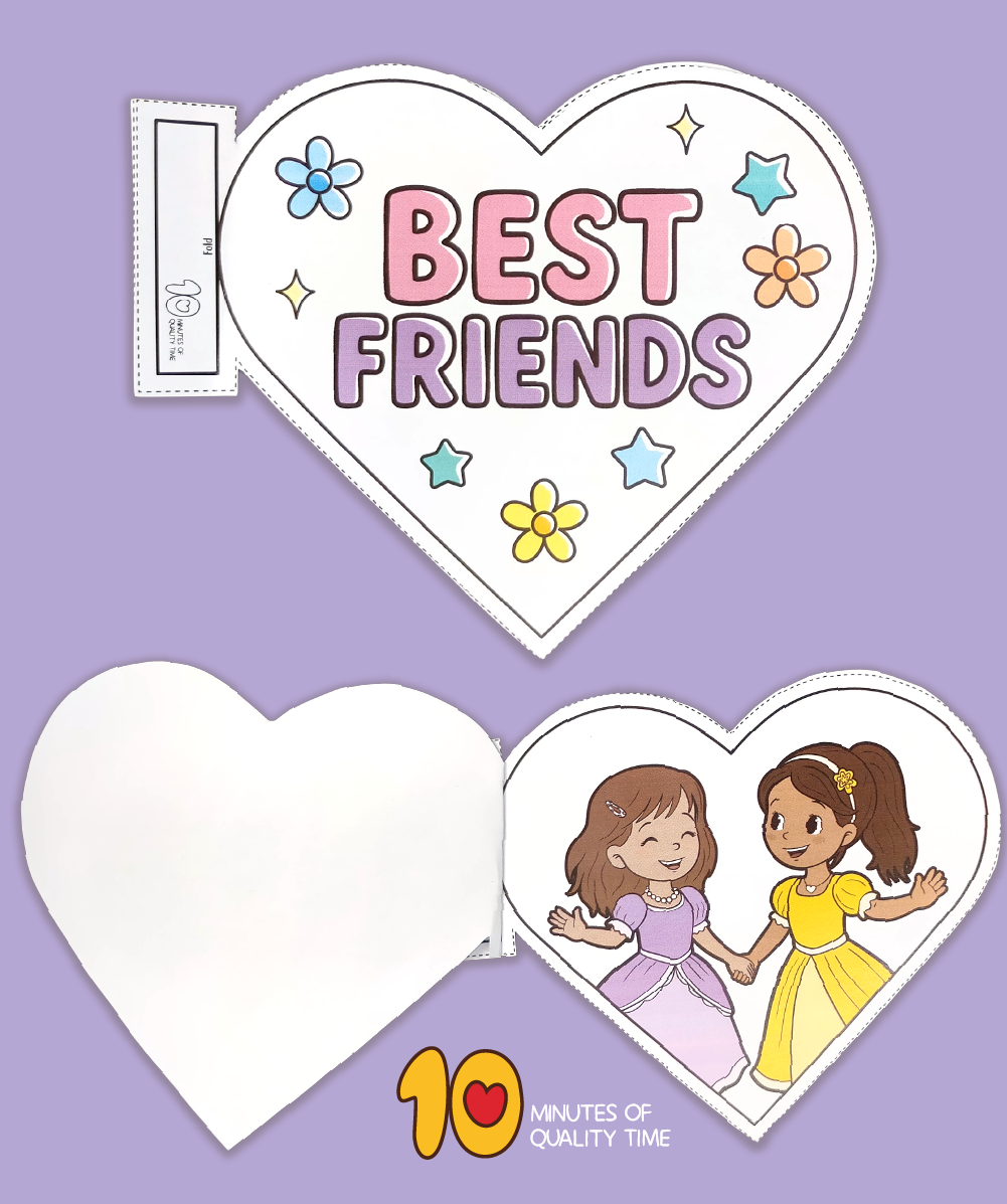printable friends craft for preschool