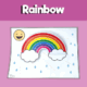 rainbow cloud craft for kids
