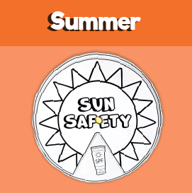 summer wheel craft printable
