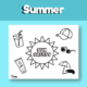 printable summer coloring pages