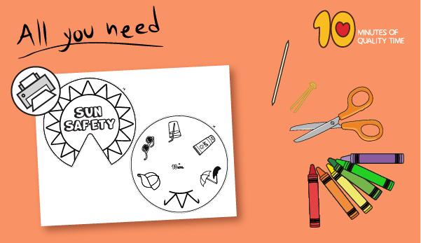 Sun Safety craft for kids