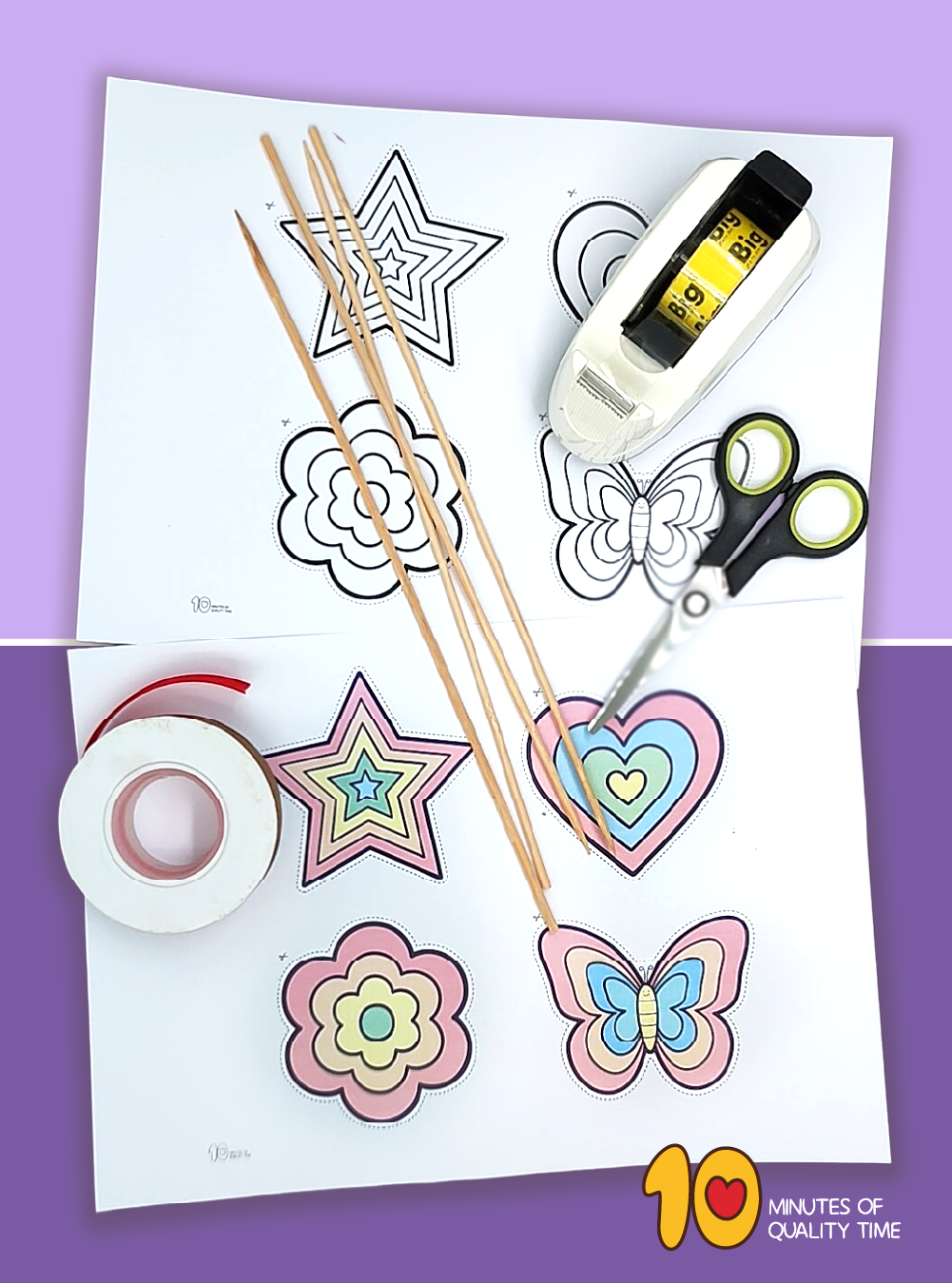 Princess Wands craft for party